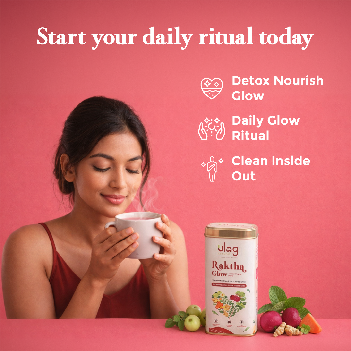 Raktha Glow – The Anti Aging Drink - ulagnaturals