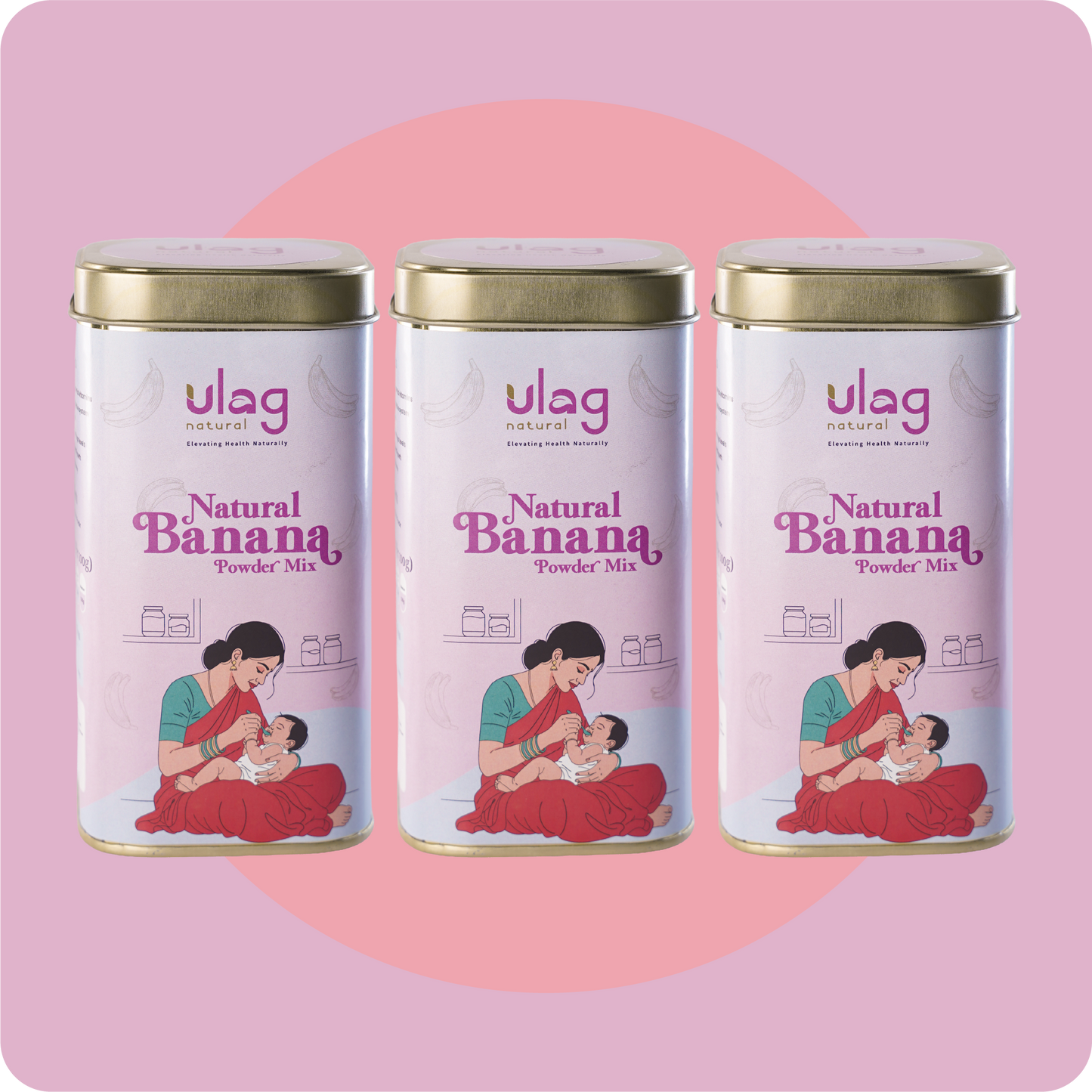 Natural Banana Powder Mix - ulagnaturals