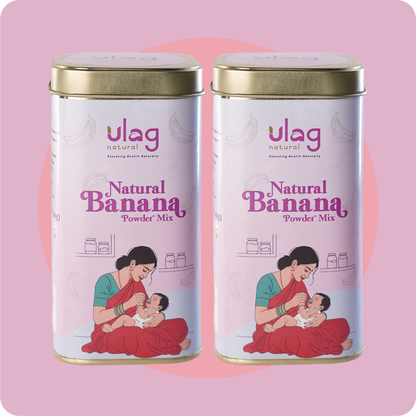Natural Banana Powder Mix - ulagnaturals