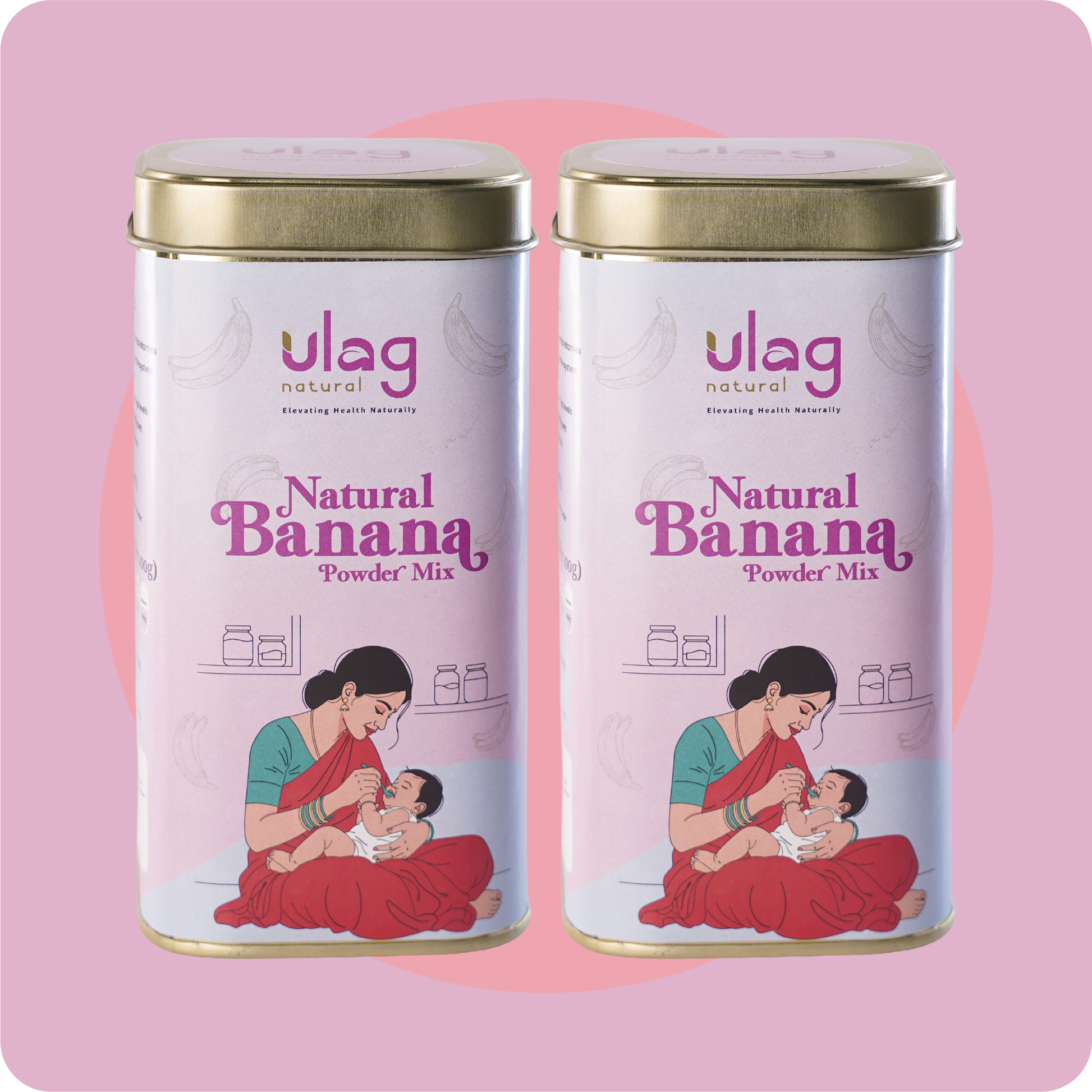Natural Banana Powder Mix - ulagnaturals