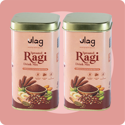 Sprouted Ragi Drink Mix - ulagnaturals