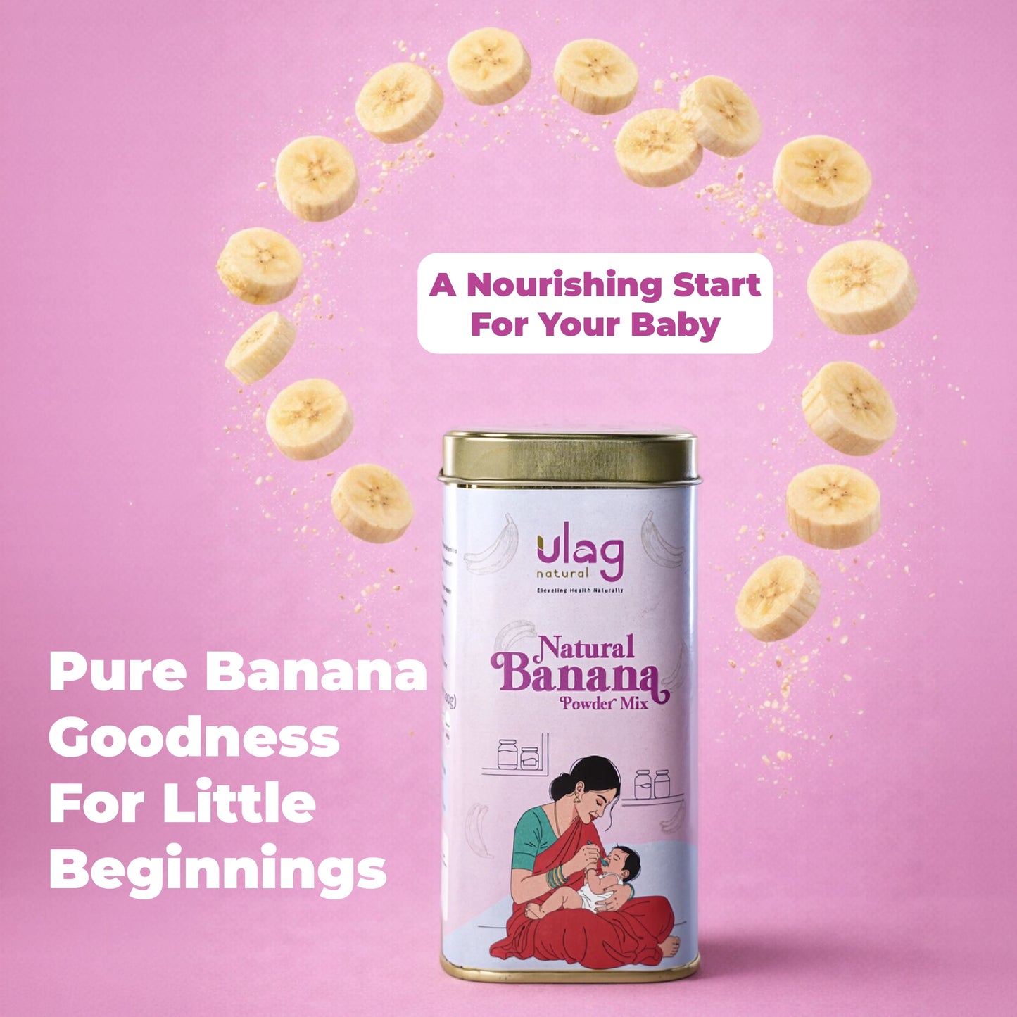 Natural Banana Powder Mix