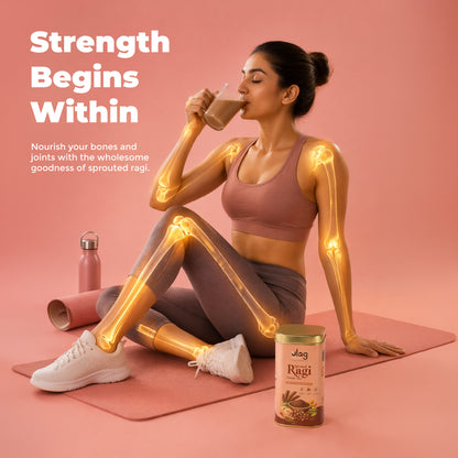 Sprouted Ragi Drink Mix - ulagnaturals