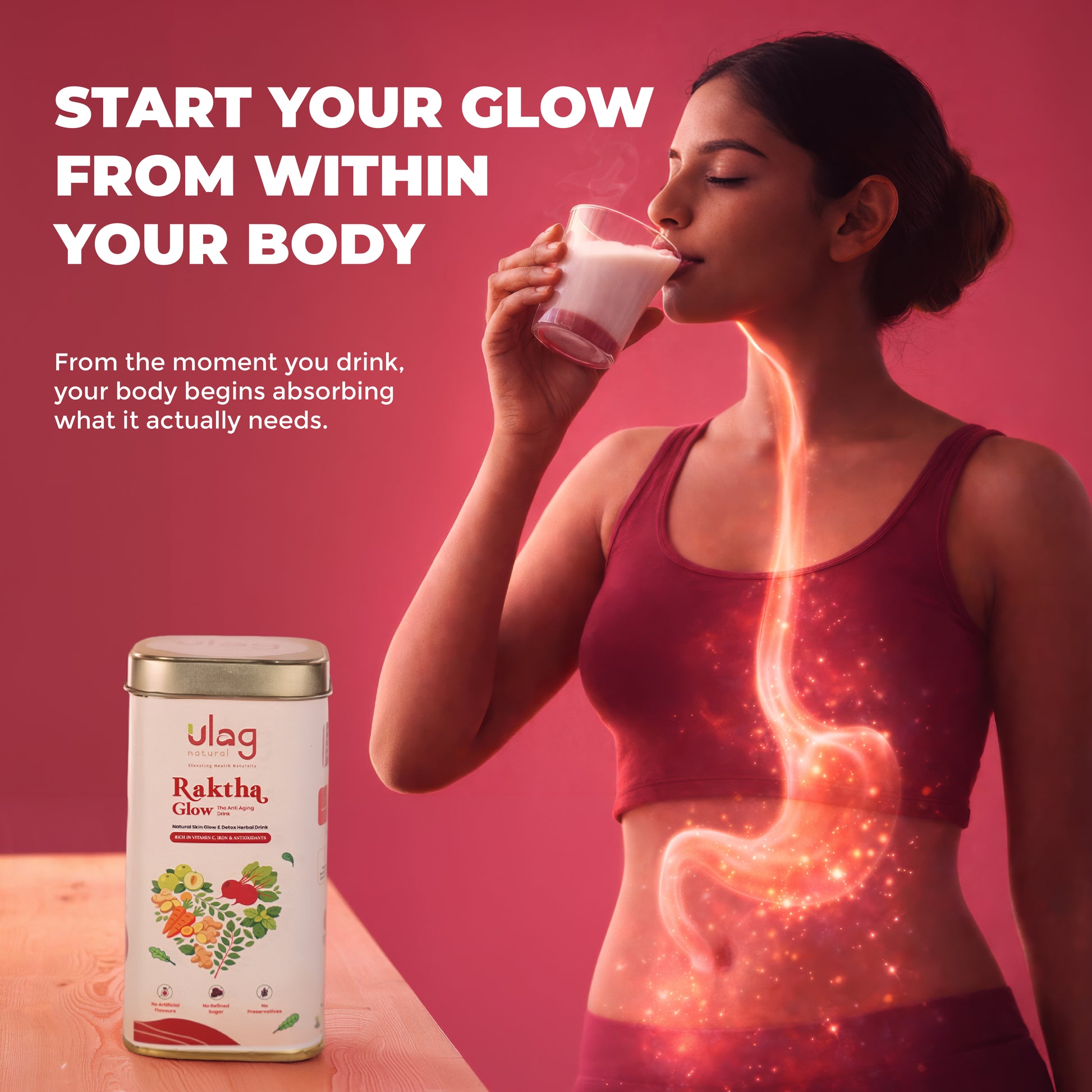 Raktha Glow – The Anti Aging Drink - ulagnaturals